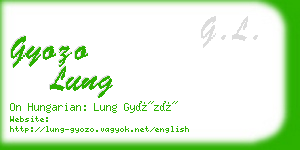 gyozo lung business card